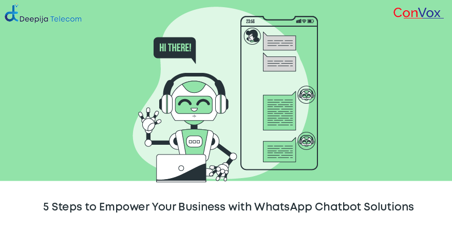 5 Steps to Empower Your Business with WhatsApp Chatbot Solutions blog featured image